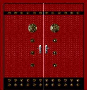 防盜門成型液壓機實物圖