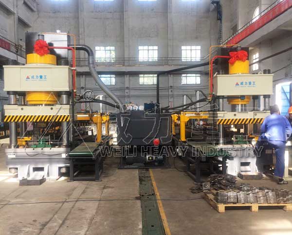 630噸礦用錨桿托盤液壓機